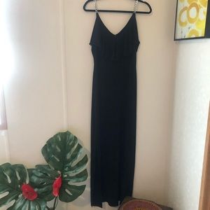 NWT Michael Kors long black dress size small.